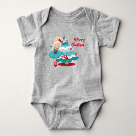 God jul Baby Bodykostym T Shirt