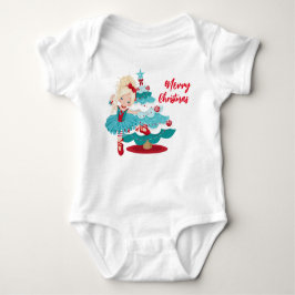 God jul Baby Bodykostym T Shirt