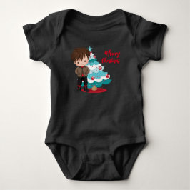 God jul Baby Bodykostym T Shirt