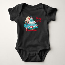 God jul Baby Bodykostym T Shirt