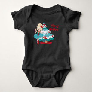 God jul Baby Bodykostym T Shirt