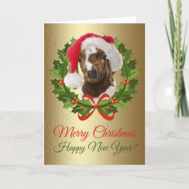 God jul Baby Boer Goat Oljemålning Helgkort