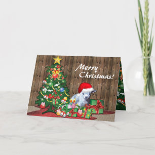 God jul Baby Goat Helgkort