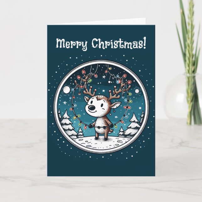 God jul Baby-mappat Helgdag-kort Helgkort (Framsida)