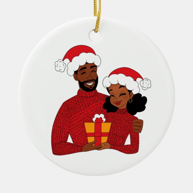 God jul Baby Red Julgransprydnad Keramik (Framsidan)