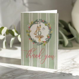 God Jul Baby Shower - tack för ditt kort