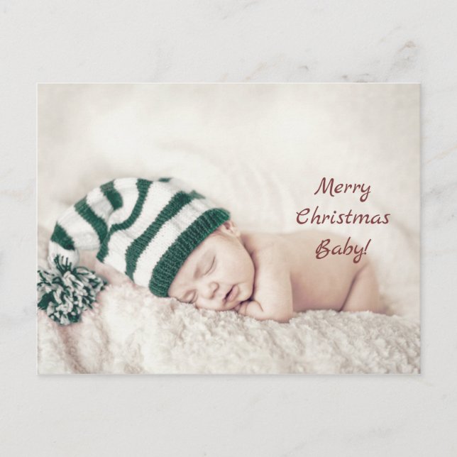God jul Baby Vykort (Framsida)
