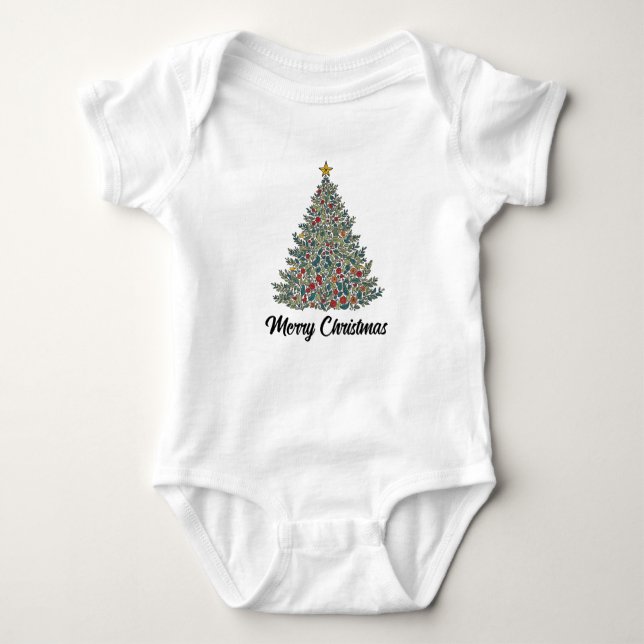 God jul BabyKostymer T Shirt (Framsida)