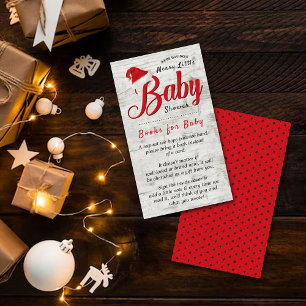 God jul, babyskor Bokar till Baby Tilläggskort