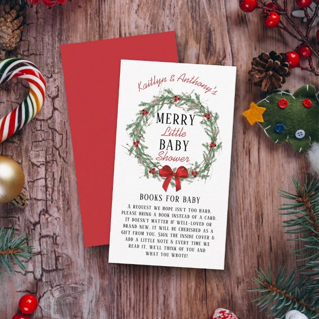 God jul, babyskor Bokar till Baby Tilläggskort (Skapare uppladdad)