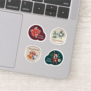 God jul badge-samling klistermärken