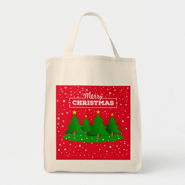 god jul Bag-design Tygkasse (Framsidan)