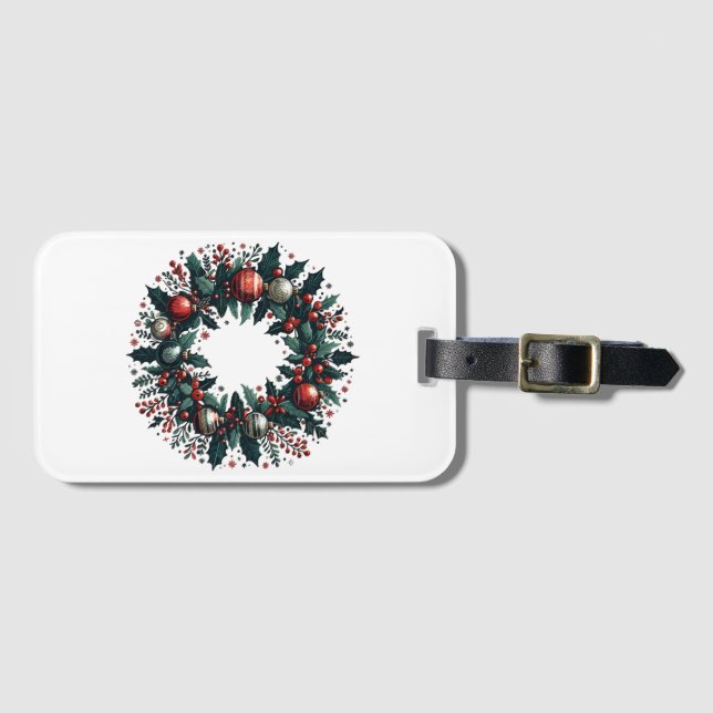 God jul bagagebricka (Framsida horisontal)