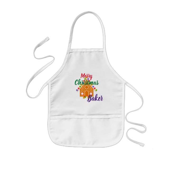 God jul Baker Apron Barnförkläde (Framsidan)