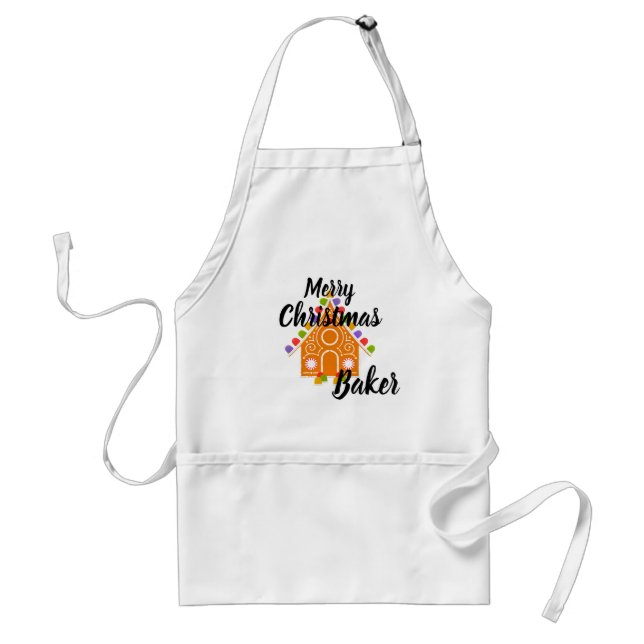 God jul Baker Apron Förkläde (Framsidan)