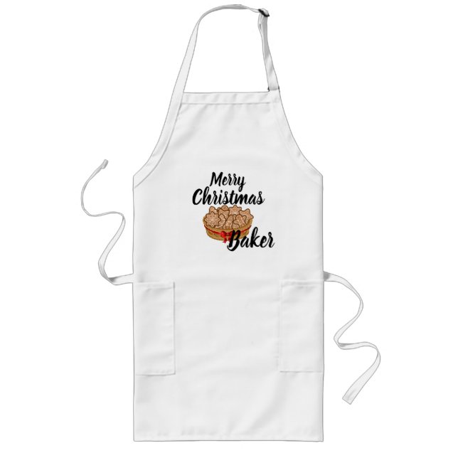 God jul Baker Apron Långt Förkläde (Framsidan)