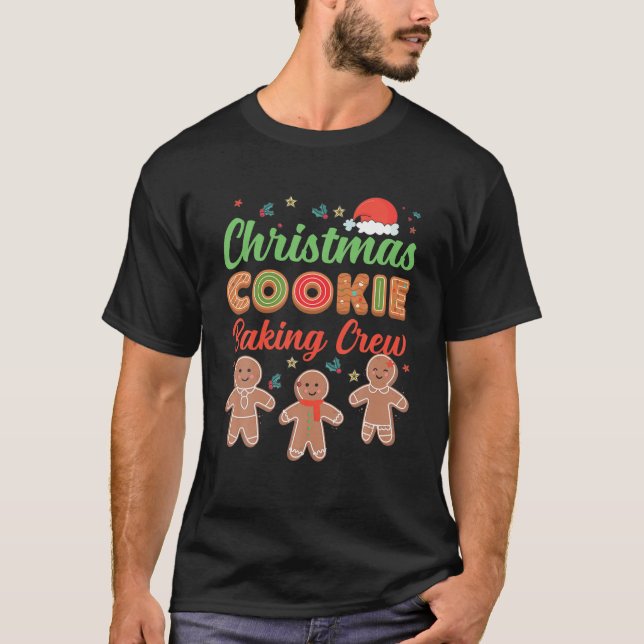 God jul - Baking Crew Gingertea Team Sant T Shirt (Framsida)