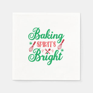 God jul Baking Spirits Bright Pappersservett
