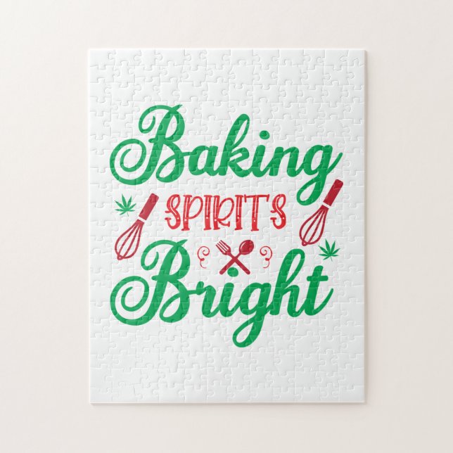 God jul Baking Spirits Bright Pussel (Vertikal)