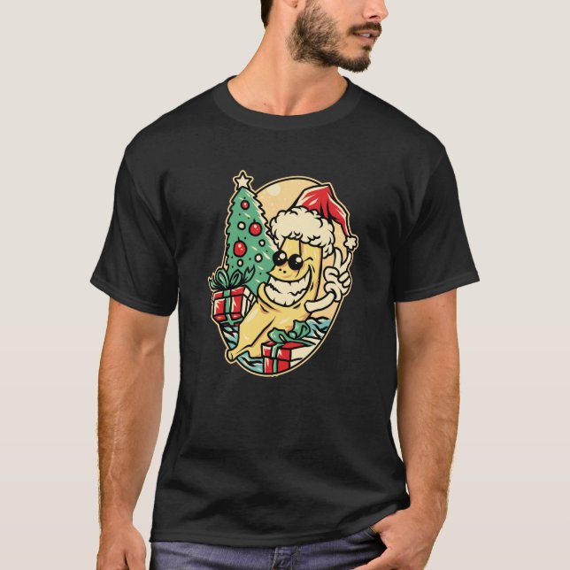 God Jul Banan T Shirt (Framsida)