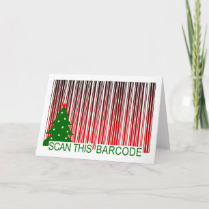 GOD JUL BARCODE HELGKORT