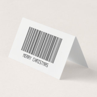 God jul Barcode Kort