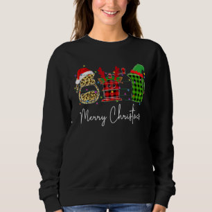 God jul Barista Santa Leopard Play Reinde T Shirt