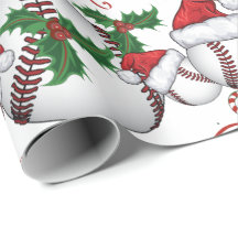 God jul Baseball Santa