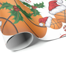 God jul Basketball Santa