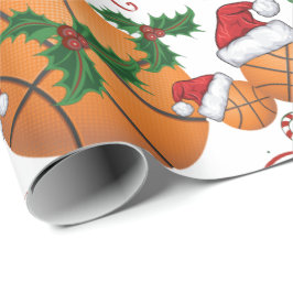 God jul Basketball Santa Presentpapper