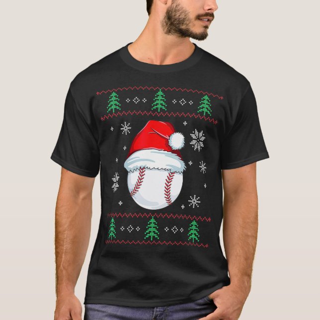 God jul, baskiska boys Kids Boll Santa Paja T Shirt (Framsida)