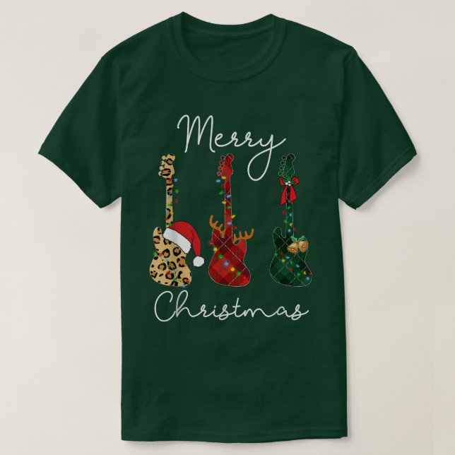 God jul Bass Guitar Png T Shirt (Design framsida)