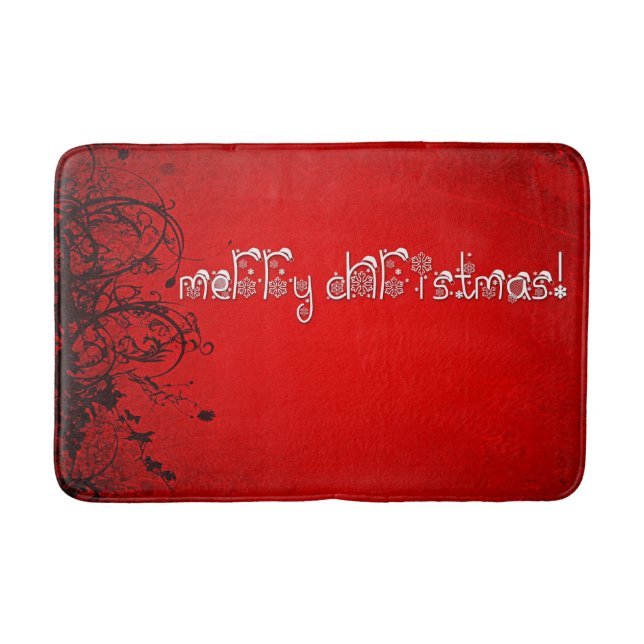 God jul Bath Mat! Badrumsmatta (Framsidan)