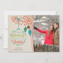 God jul Bauble & Retro Ornaments - Foto