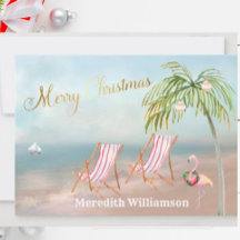 God jul Beach Flamingo Budget FLAT Helgdag