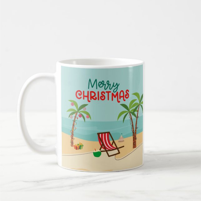 God jul Beach Kaffemugg (Vänster)