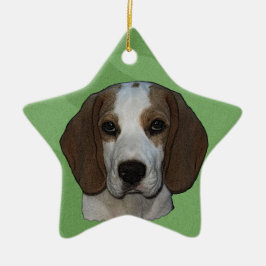 God jul Beagle Julgransprydnad Keramik