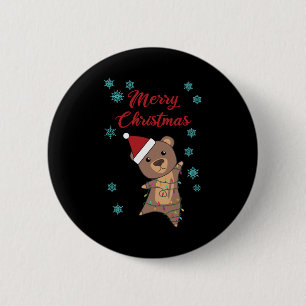 God jul Bear Snö Winter Bear Teddy Knapp
