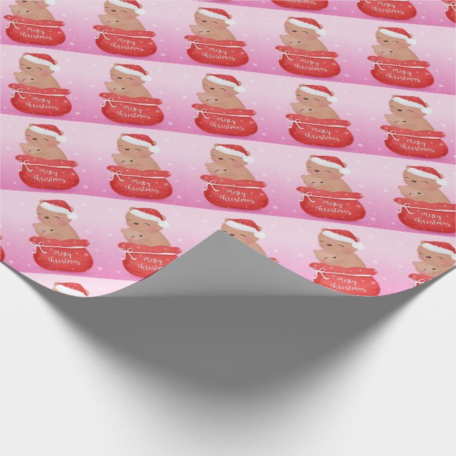 God jul Bears Presentpapper (Hörn)