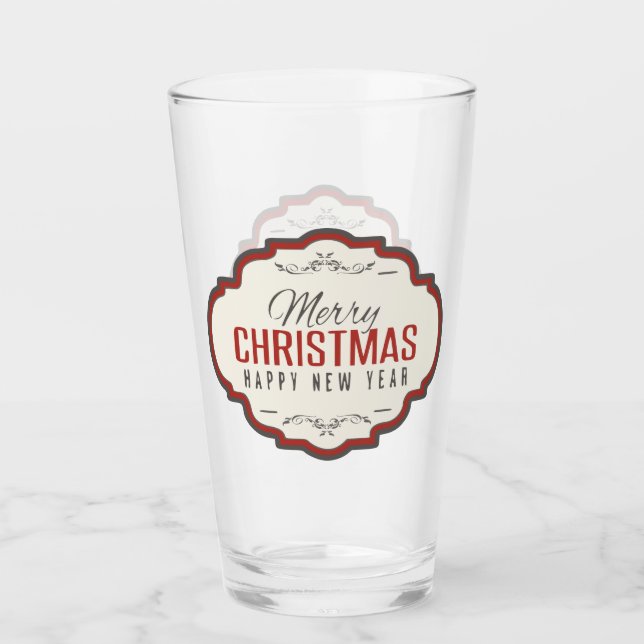God jul Beer Glassware Glaskopp (Framsida)