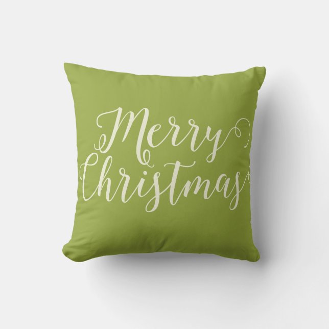 God jul Beige jul Kudde (Framsida)