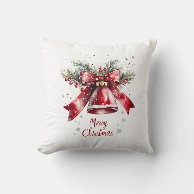 God jul Bell Dekorativ kudde (Framsida)