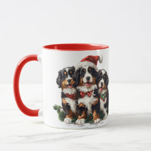 God jul Bernese Mountain Hundar Mugg
