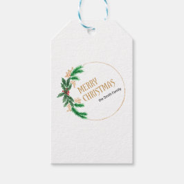 God jul Berries Wandan Presentetikett