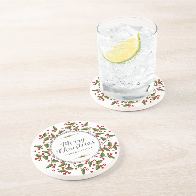 God jul Berries Wandeans & Modern Typografi Underlägg (Sidan)