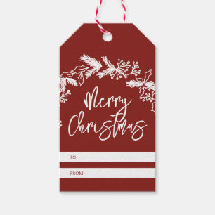 God jul Berry Löv WAN Gift Märkres Presentetikett