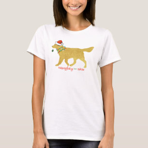 God jul - berusning Naughty men Nice Tee Shirt