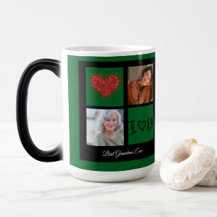 God jul Best Grandma Aldrig Photo collage Magisk Mugg