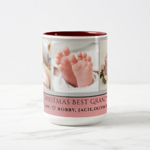 God jul Best Grandma Anpassningsbar Coffee Mugg