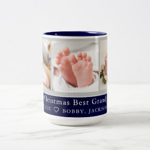God jul Best Grandpa Anpassningsbar Coffee Mugg